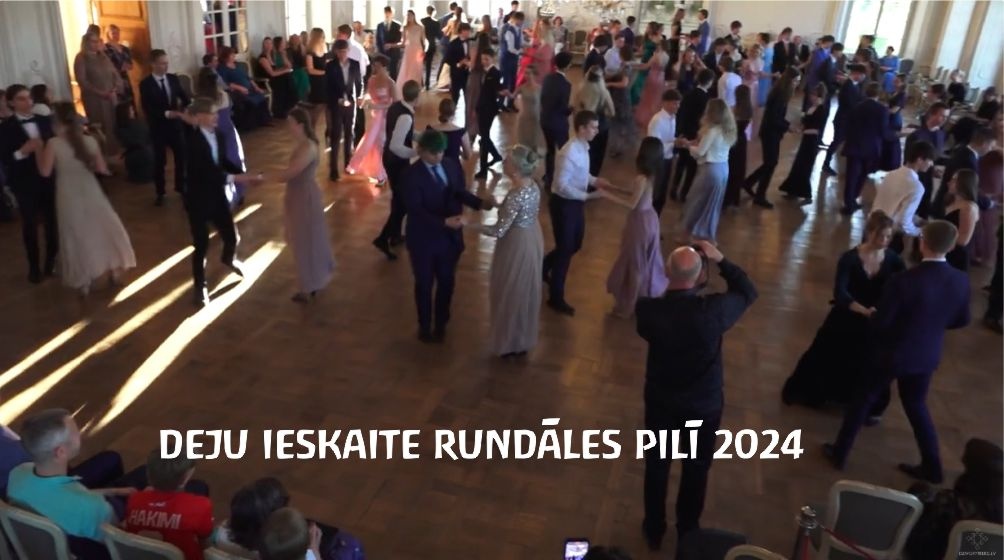 Deju ieskaite Rundāles pilī 2024