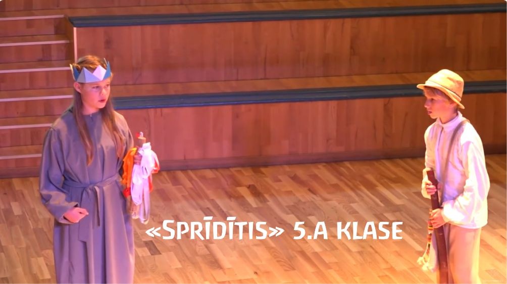 Izrāde "Sprīdītis"(5.b klase)